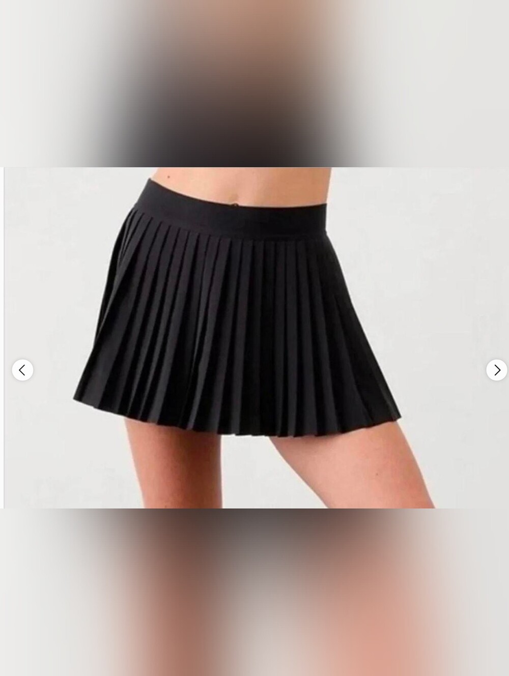 ATHLETA GUC Match Point 13.5" BLACK SKORT/SKIRT SMALL